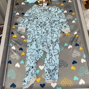 Baby Pajamas Blue 3/6 Months Gerber